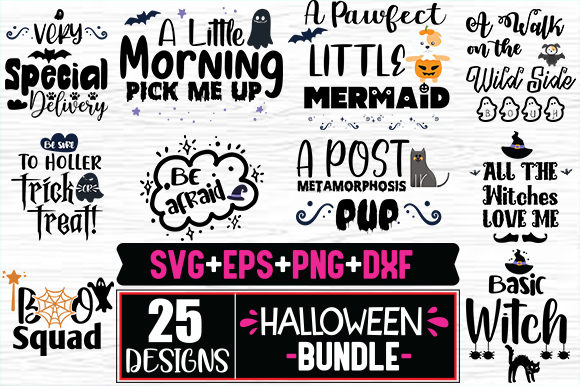 Download 25 Halloween Designs Bundle - Premium Resources