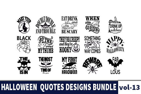 Download 15 HALLOWEEN Designs Bundle - Premium Resources
